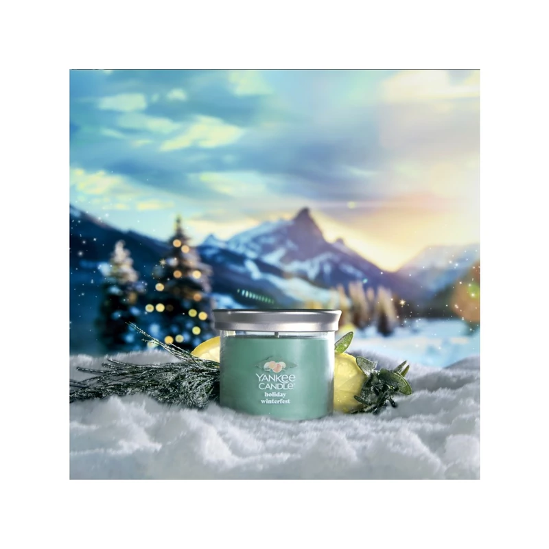 Yankee Candle®  HOLIDAY WINTERFEST tumbler kis üveggyertya 122g