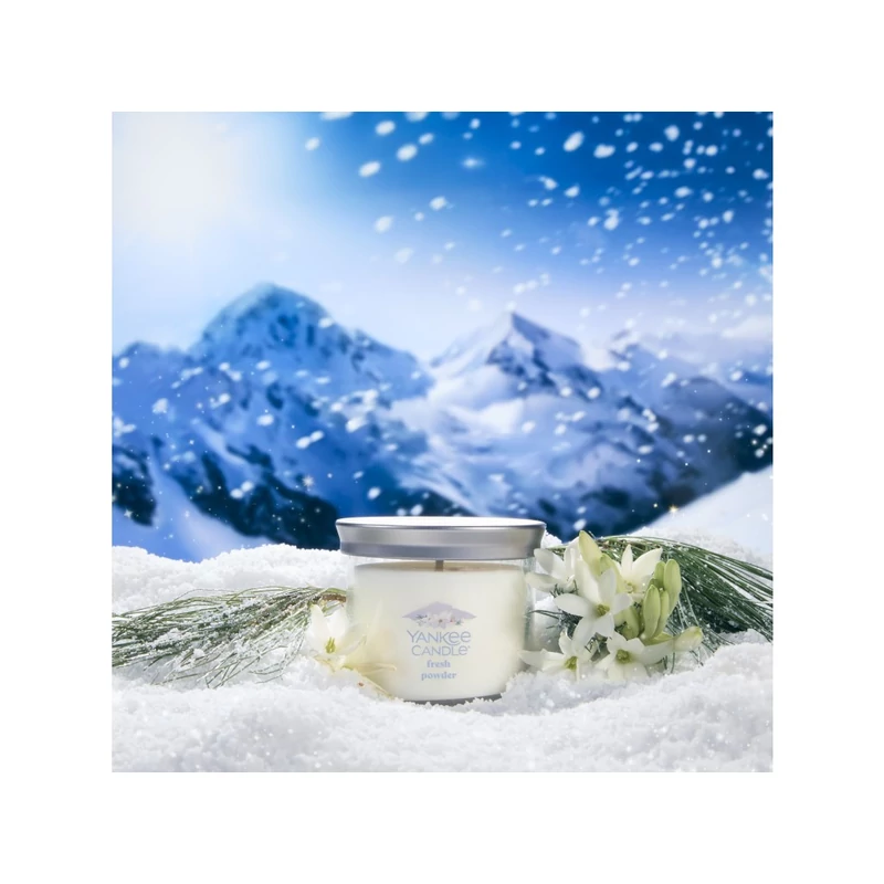 Yankee Candle®  VANILLA FLURRIES tumbler kis üveggyertya 122g
