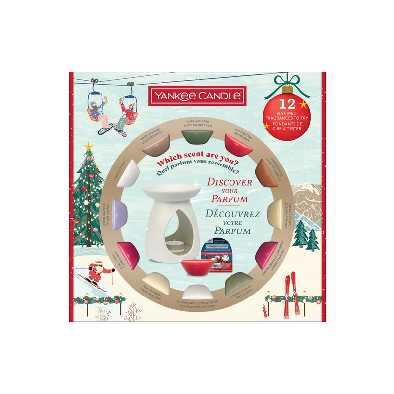 Yankee Candle®  12 mini viasz ajándékszett viaszmelegítővel