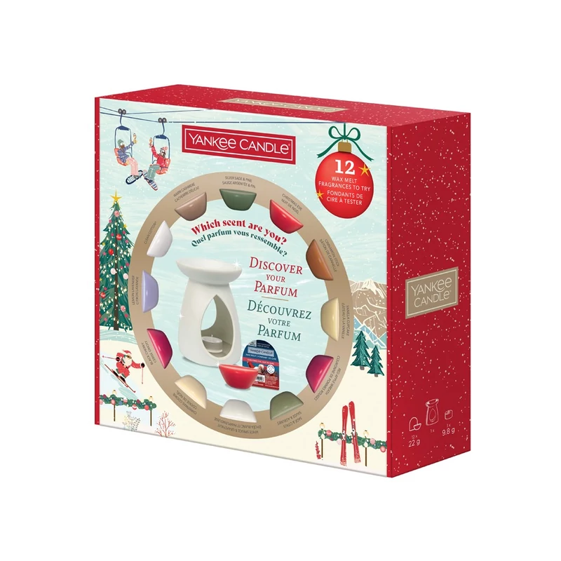 Yankee Candle®  12 mini viasz ajándékszett viaszmelegítővel