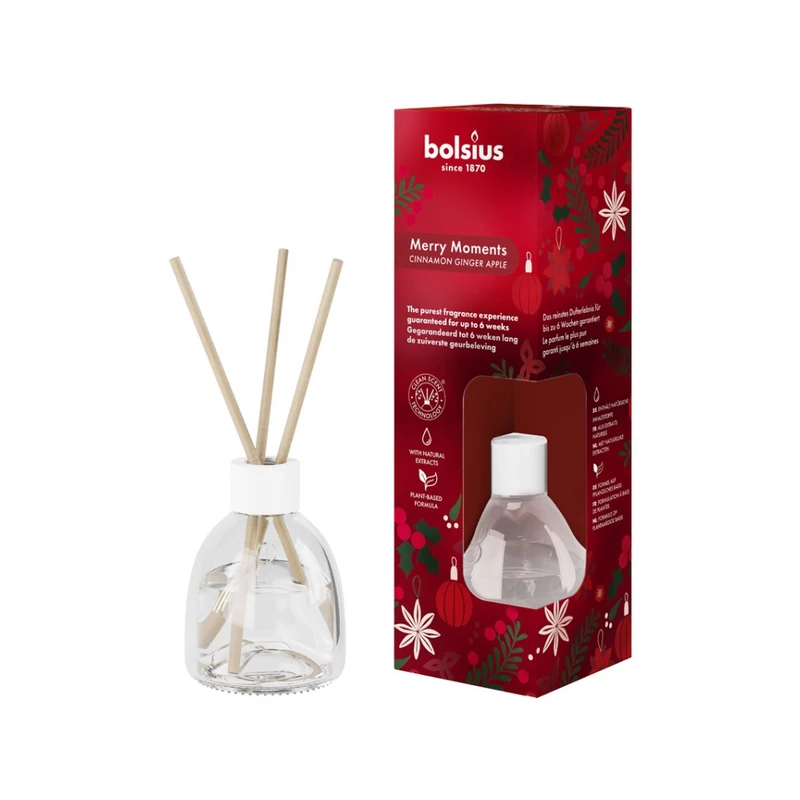 Bolsius True Glow Merry Moments  pálcás Diffúzor 60 ml