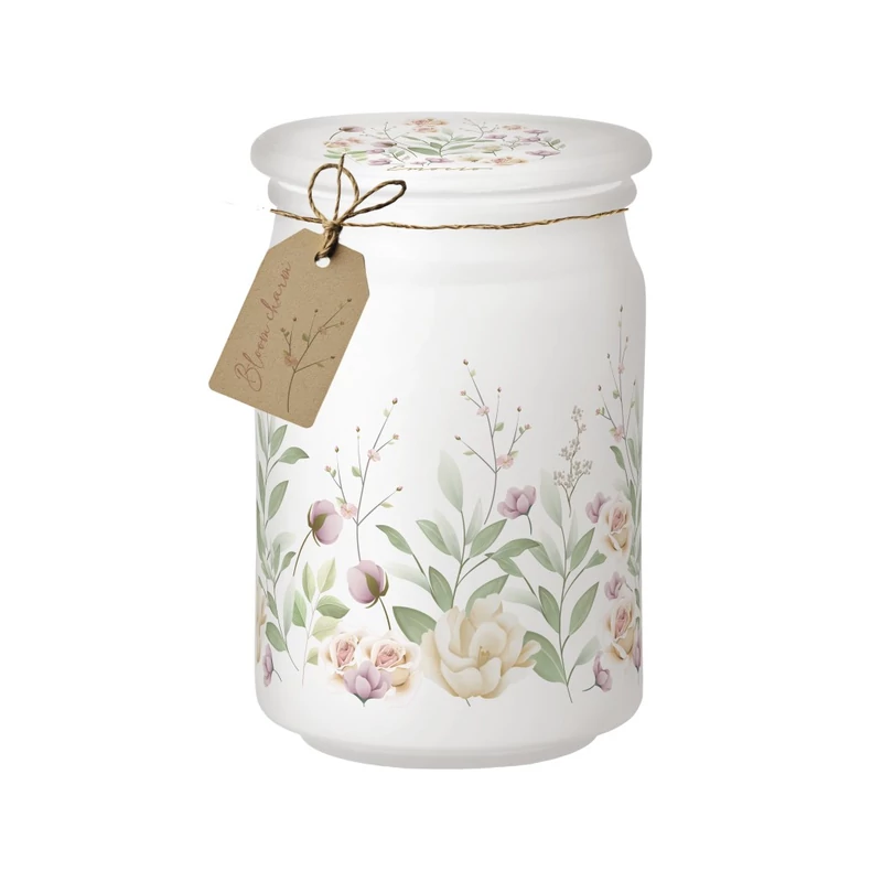 Emocio Bloom Charm nagy üveggyertya 453g