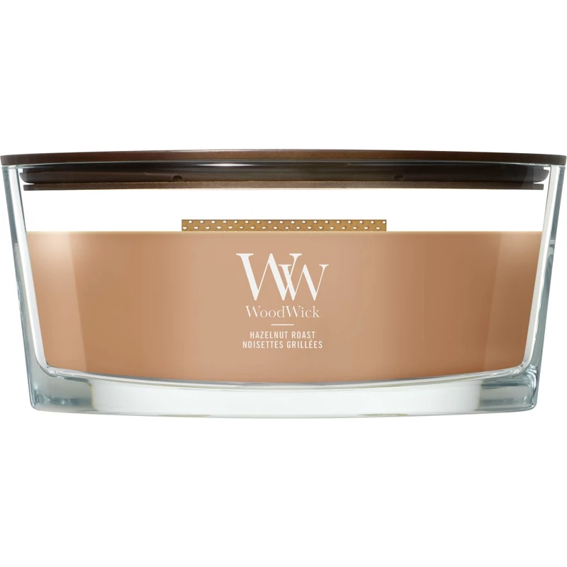 WoodWick® Hazelnut Roast hajógyertya 453g
