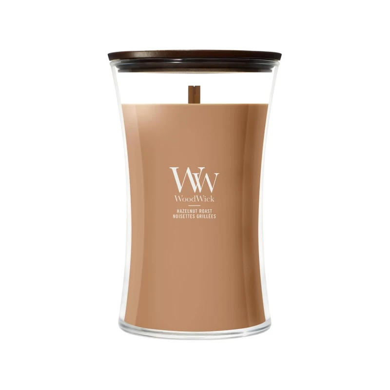 WoodWick® Hazelnut Roast nagy üveggyertya 610g