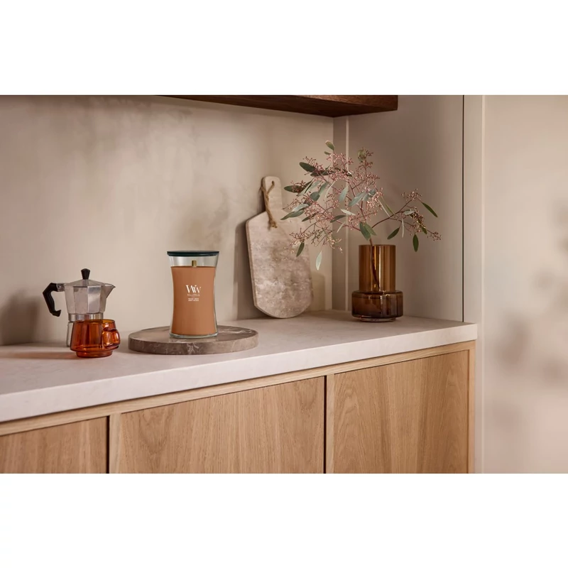 WoodWick® Radiant Amber nagy üveggyertya 610g
