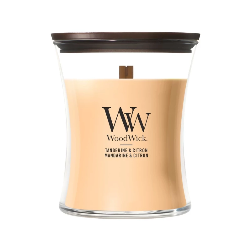WoodWick® Tangerine & Citron közepes üveggyertya 275g
