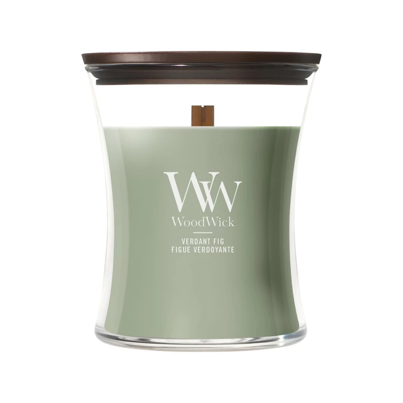 WoodWick® Verdant Fig közepes üveggyertya 275g