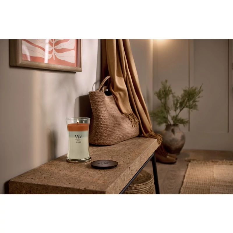 WoodWick® Vanilla Embers trilogy nagy üveggyertya 610g