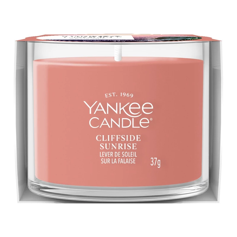 Yankee Candle® CLIFFSIDE SUNRISE kis üveggyertya 37g