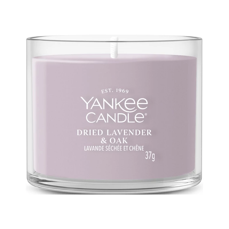 Yankee Candle® DRIED LAVENDER & OAK kis üveggyertya 37g