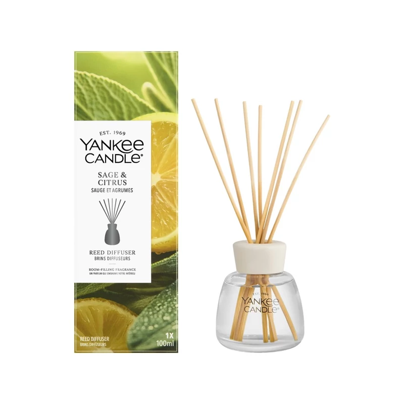 Yankee Candle® SAGE & CITRUS pálcás DIFFÚZOR 100 ml