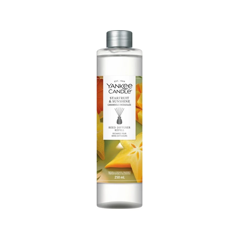 Yankee Candle®  STARFRUIT & SUNSHINE REED pálcás diffúzor utántöltő 250 ml