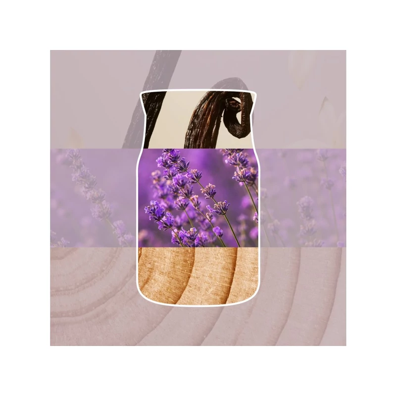 Yankee Candle® DRIED LAVENDER & OAK közepes üveggyertya 368g
