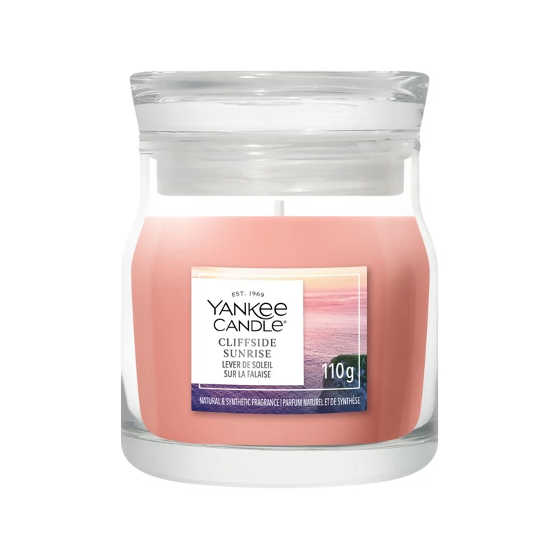 Yankee Candle® CLIFFSIDE SUNRISE kis üveggyertya 110g