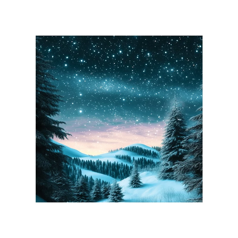 Yankee Candle® WINTER NIGHT STARS kis üveggyertya 110g