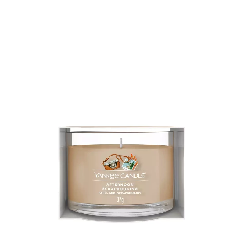 Yankee Candle® AFTERNOON SCRAPBOOKING kis üveggyertya 37g
