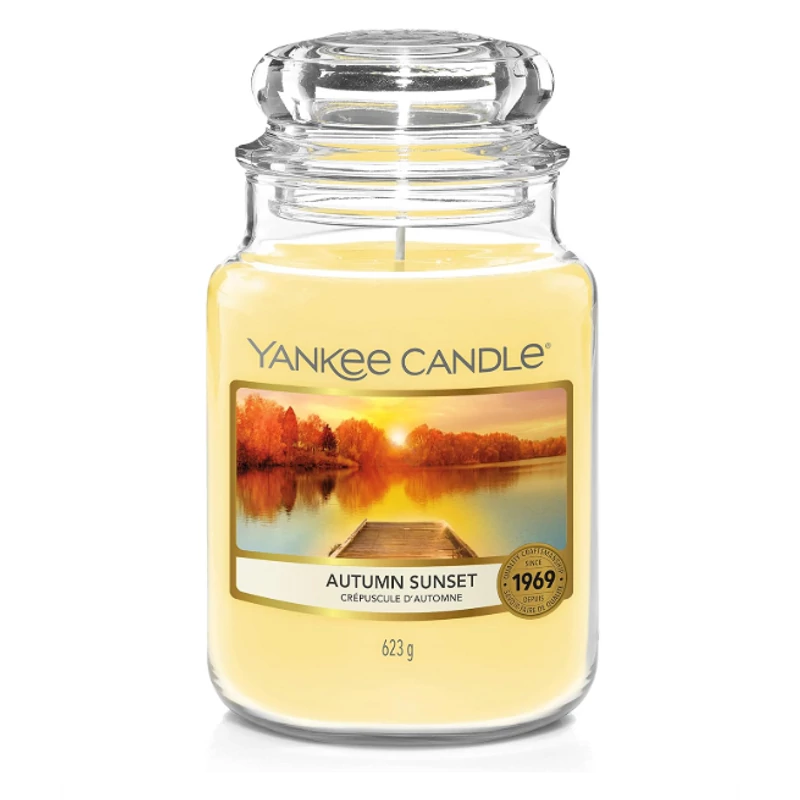 Yankee Candle® Autumn Sunset nagy üveggyertya