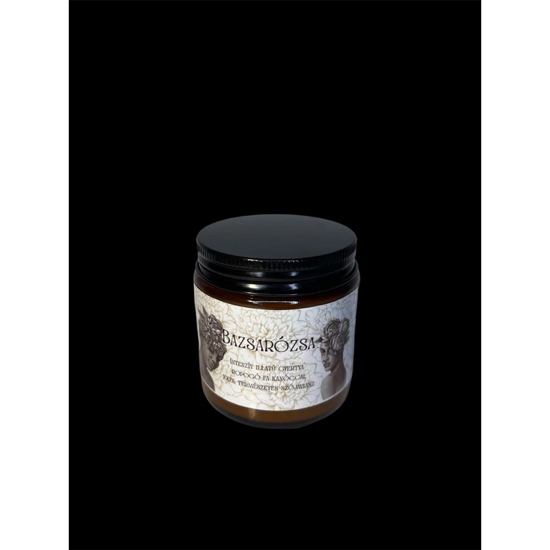 LIZen Candle Bazsarózsa - Kézműves szójagyertya (100g)
