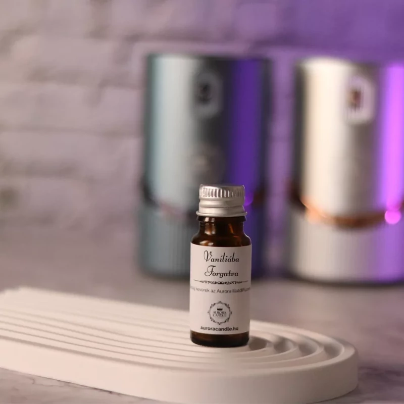 AURORA CANDLE Vaníliába Forgatva- ILLATOLAJ ILLATDIFFÚZORHOZ 10ML