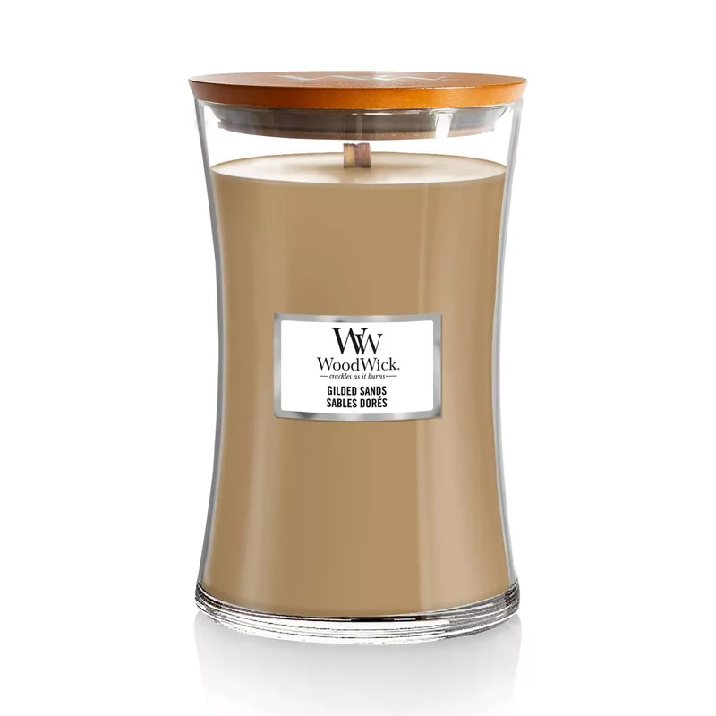 WOODWICK® GILDED SANDS NAGY ÜVEGGYERTYA 610g