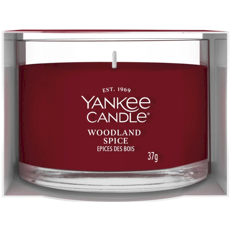Yankee Candle® Woodland Spice kis üveggyertya 37g