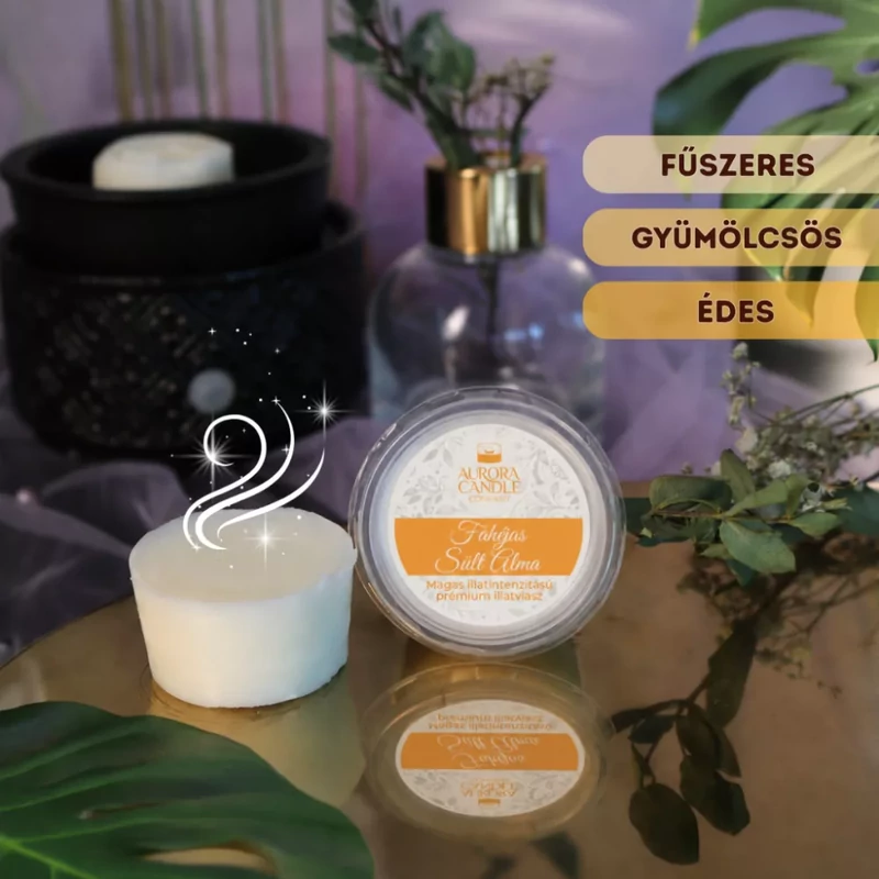 Aurora Candle Fahéjas sült alma mini illatviasz