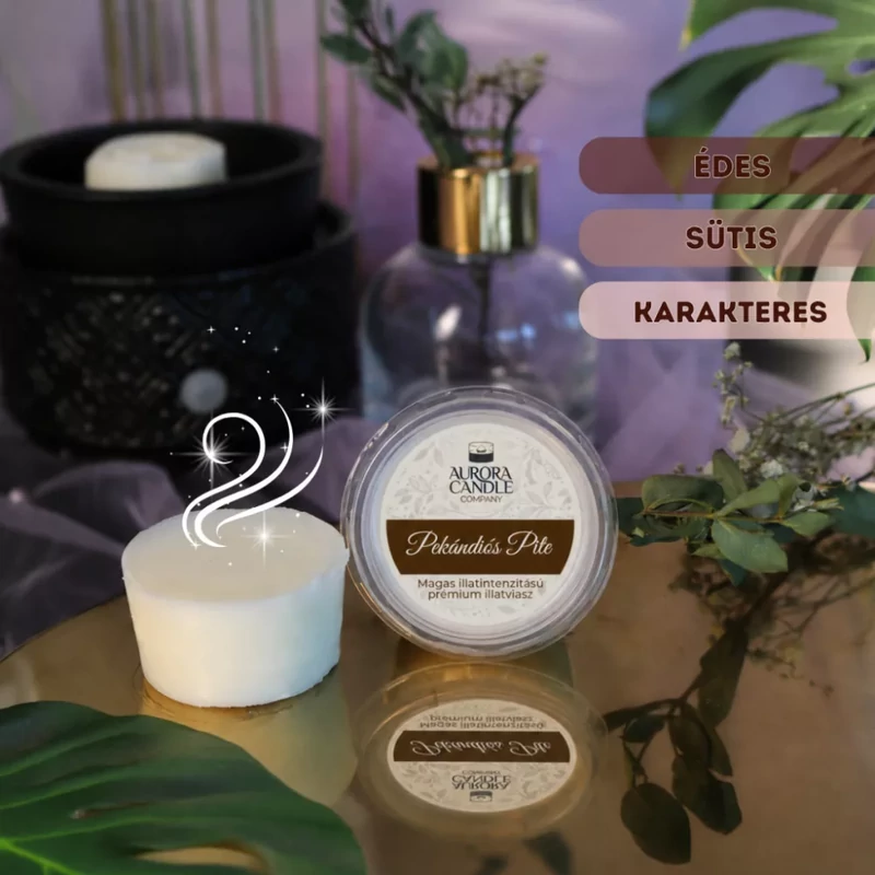 Aurora Candle Pekándiós pite  mini illatviasz