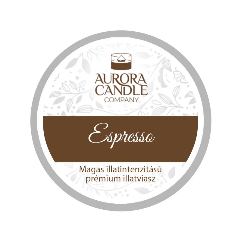Aurora Candle ESPRESSO mini illatviasz