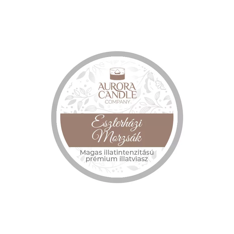 Aurora Candle Eszterházy Morzsák mini illatviasz