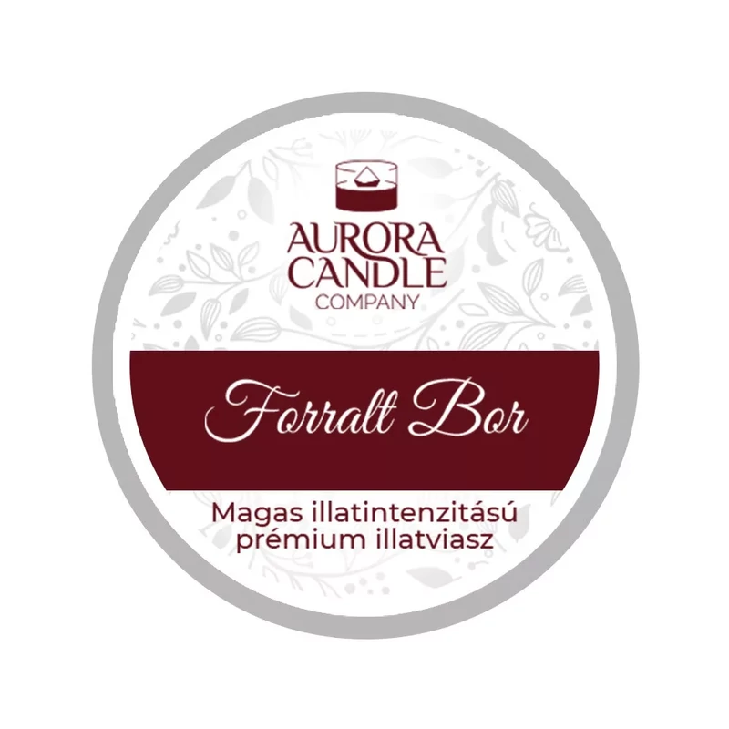 Aurora Candle Forralt Bor mini illatviasz