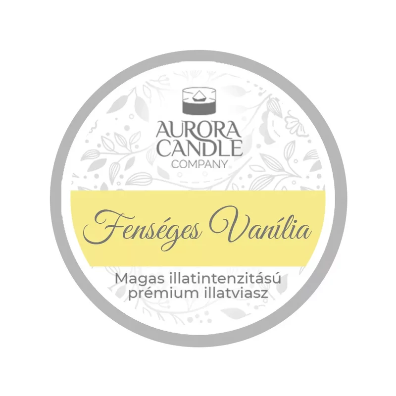 Aurora Candle Fenséges Vanília mini illatviasz