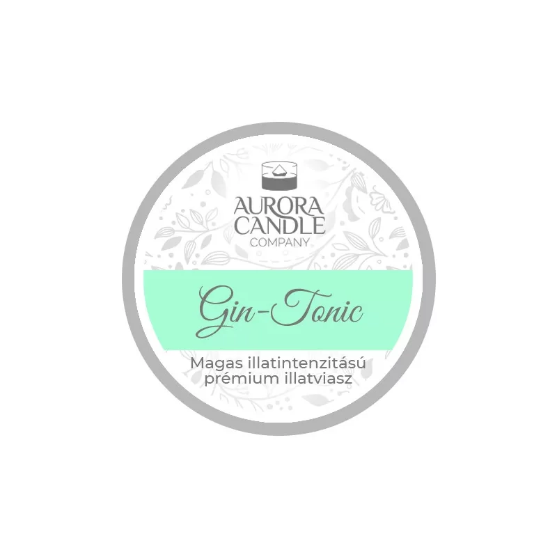 Aurora Candle GIN TONIC mini illatviasz