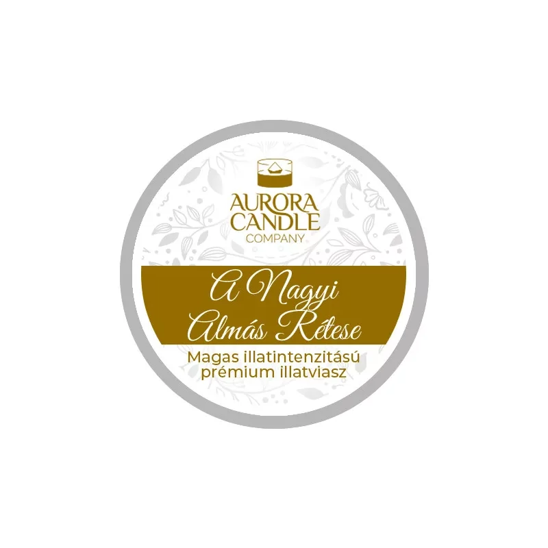 Aurora Candle A Nagyi almás rétese mini illatviasz
