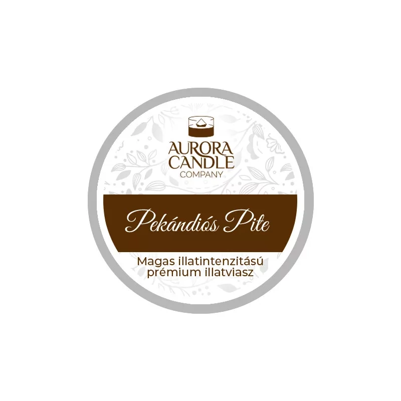 Aurora Candle Pekándiós pite  mini illatviasz
