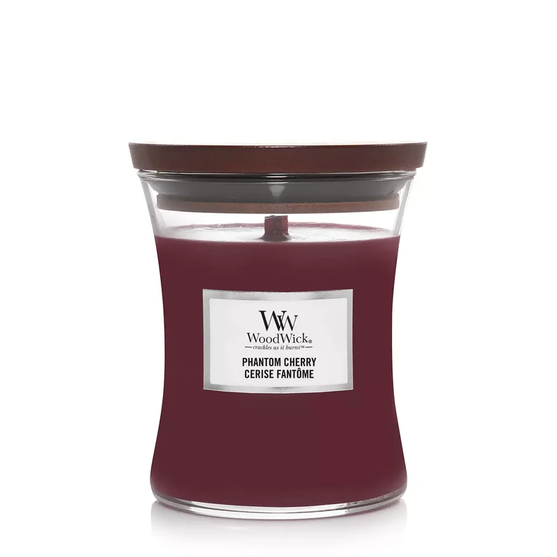 WoodWick® PHANTOM CHERRY KÖZEPES ÜVEGGYERTYA 275g