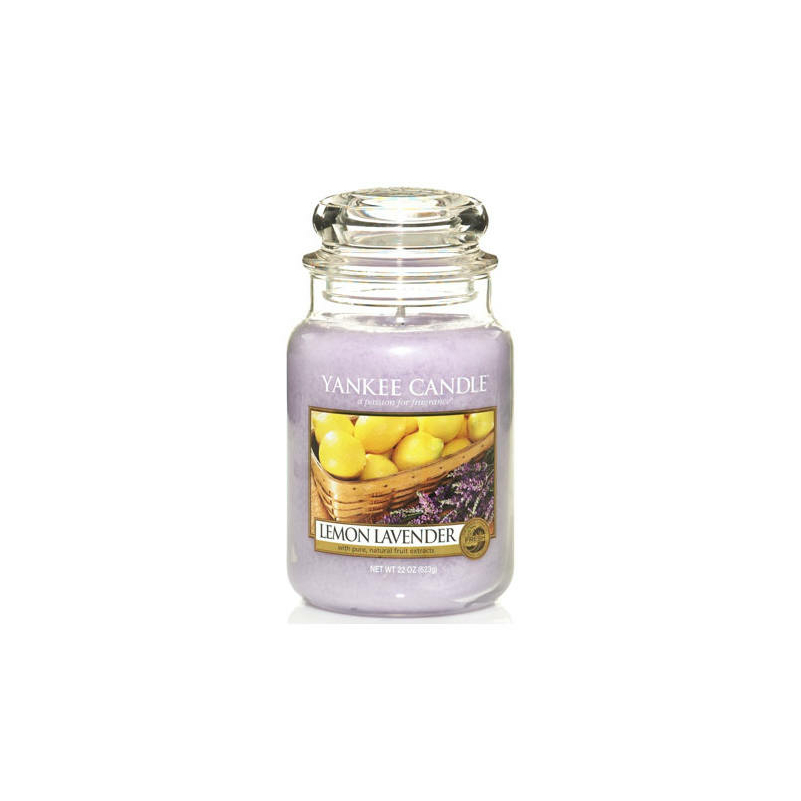 Yankee Candle® Lemon Lavender nagy üveggyertya