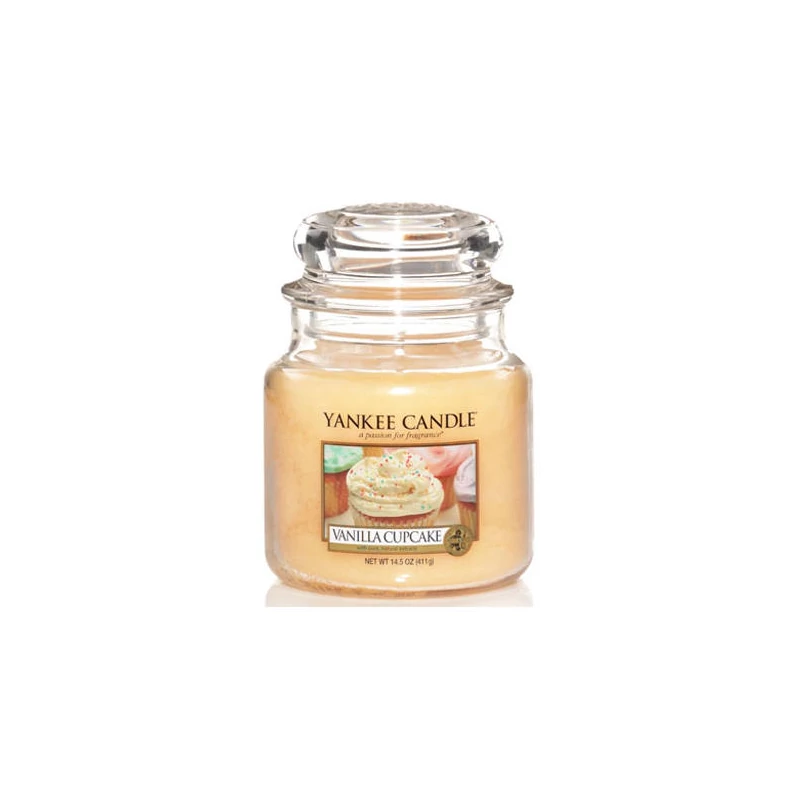 Yankee Candle® Vanilla Cupcake közepes üveggyertya
