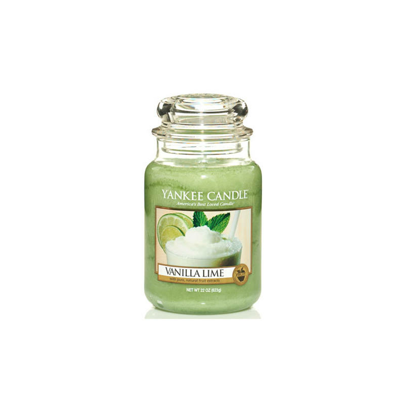 Yankee Candle® Vanilla Lime nagy üveggyertya