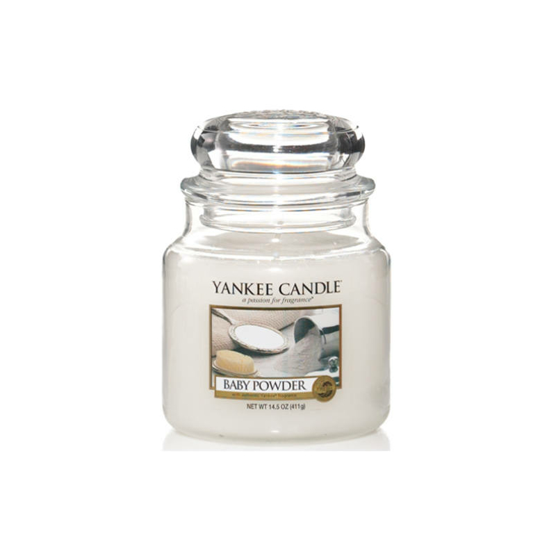 Yankee Candle® Baby Powder közepes üveggyertya