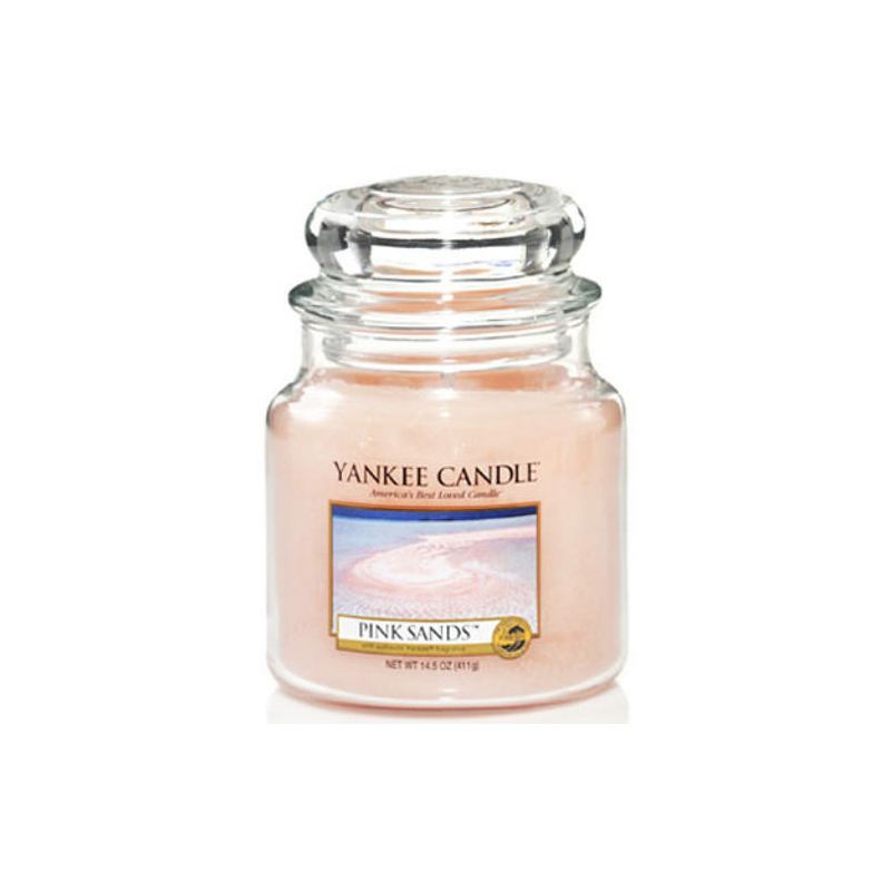 Yankee Candle® Pink Sands™ közepes üveggyertya