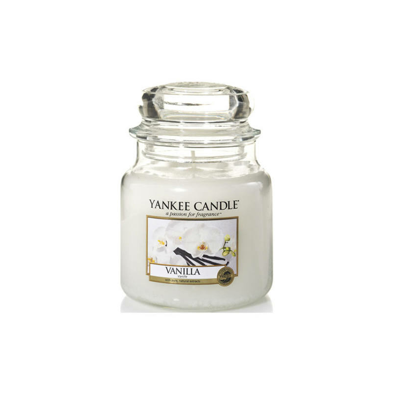 Yankee Candle® Vanilla közepes üveggyertya