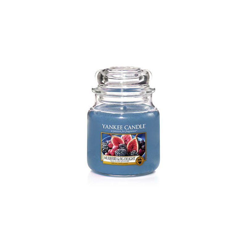 Yankee Candle® Mulberry &amp; Fig Delight közepes üveggyertya