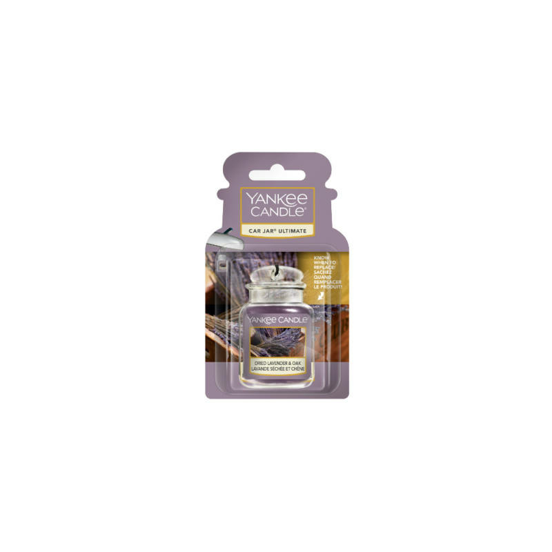 Yankee Candle® Dried Lavender &amp; Oak Car Jar® Ultimate autóillatosító (zselés)