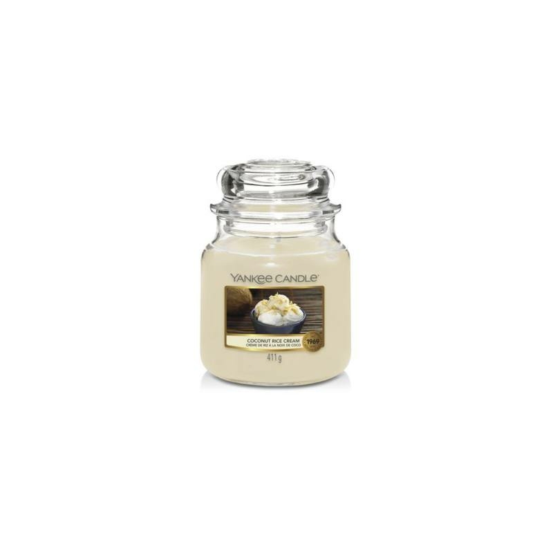 Yankee Candle® Coconut Rice Cream közepes üveggyertya