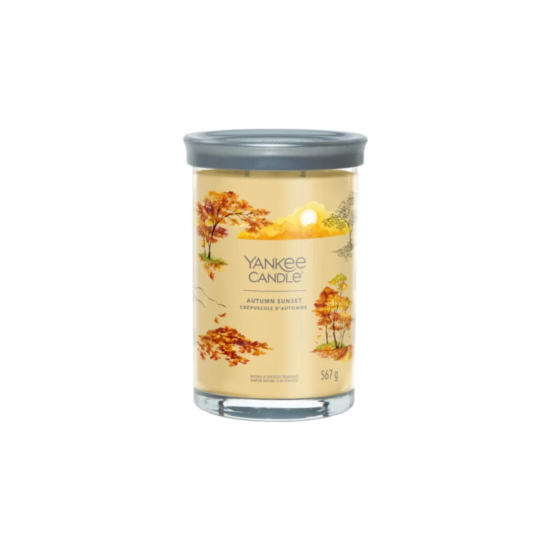Yankee Candle® Autumn Sunset Tumbler nagy üveggyertya 567g