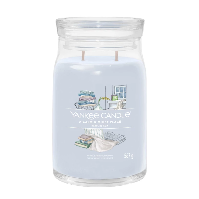 Yankee Candle® A calm & quiet place nagy üveggyertya 567g