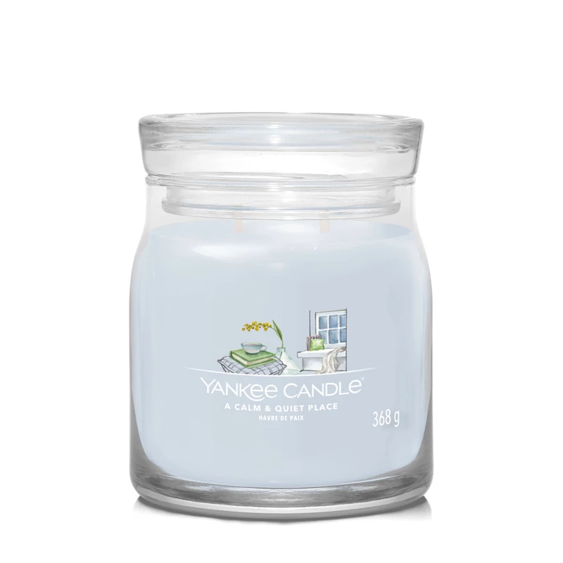 Yankee Candle® A calm & quiet place közepes üveggyertya 368g