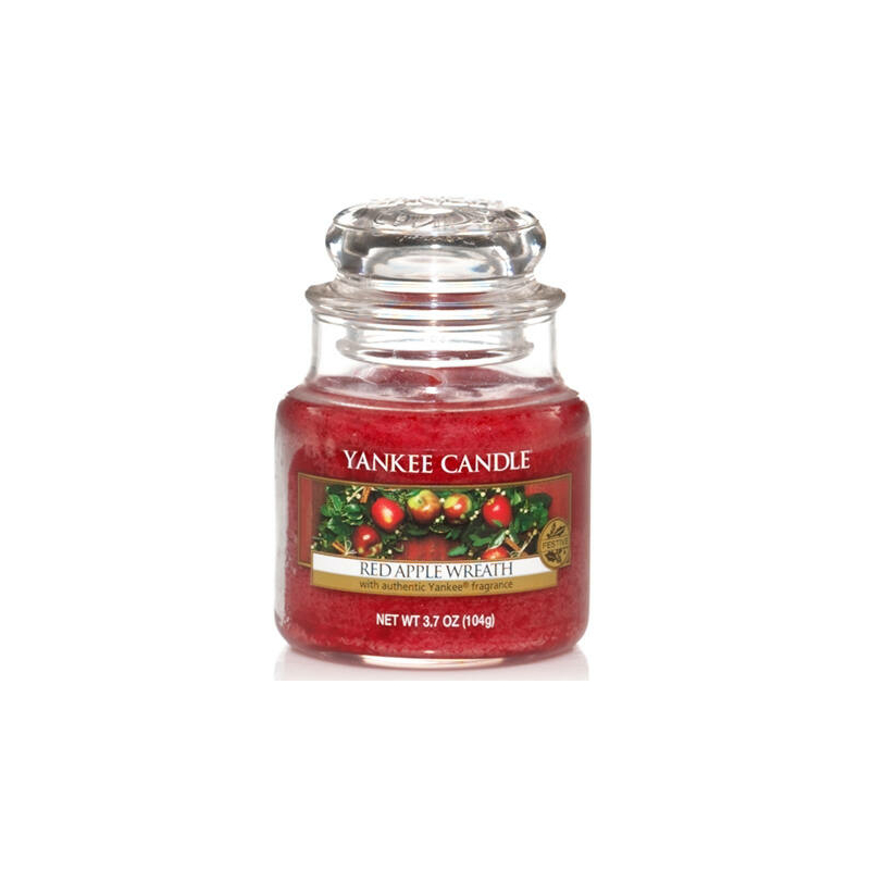 Yankee Candle® Red Apple Wreath kis üveggyertya