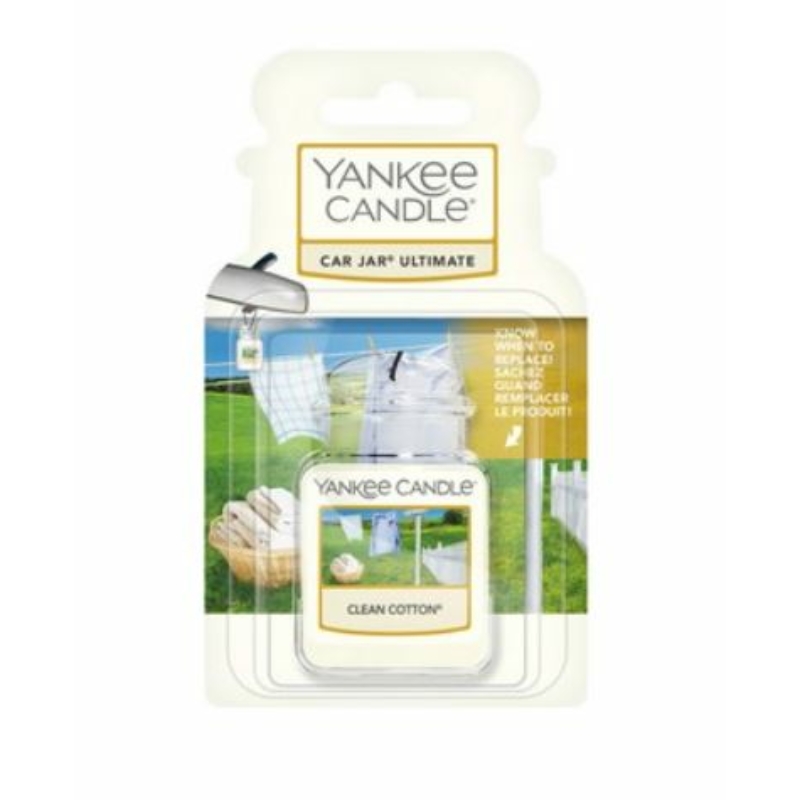 Yankee Candle® Clean Cotton® Car Jar® Ultimate autóillatosító (zselés)