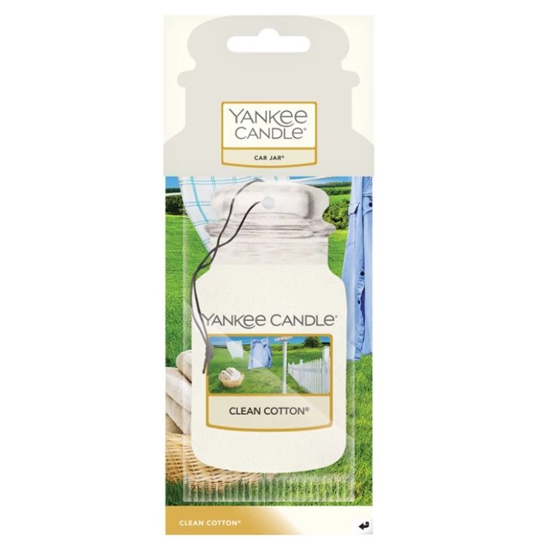 Yankee Candle® Clean Cotton® hagyományos autóillatosító (lap)